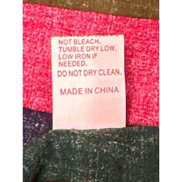 CCC Unisex Multicolor Striped Button Up Shirt Polyester Casual Retro Chic Large - Picture 7 of 9